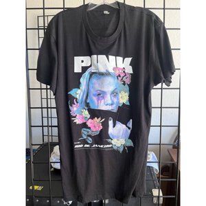 Women's Top Size Medium Color Black Crew Neck Pullover Short Sleeve T Shirt